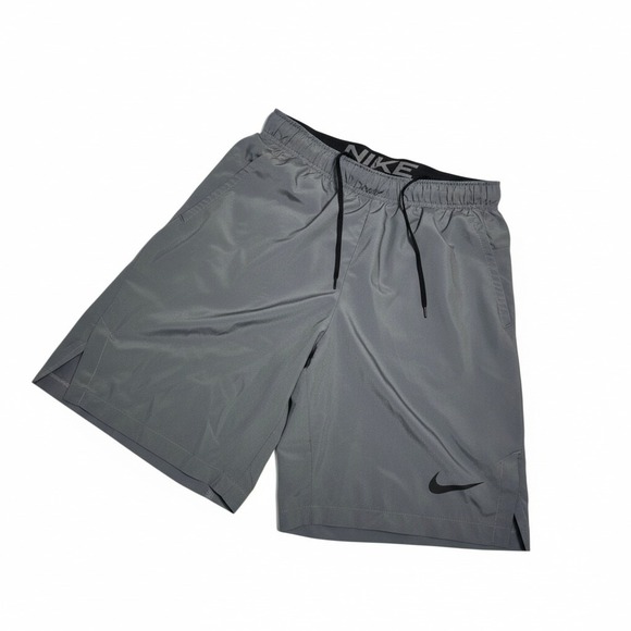 Nike Pro Other - Nike Pro Dri-FIT Mens Gray Training Shorts Size S Athletic Gym Workout Pockets
